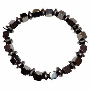 Magnetic Hematite Bracelet Therapy Stretchy Fashion